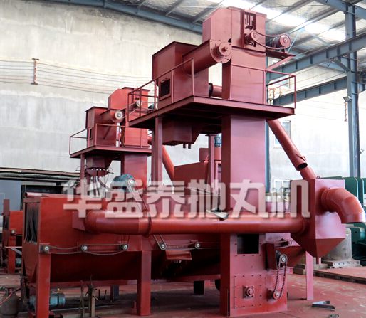 車間通過式拋丸機生產(chǎn)現(xiàn)場 車間通過式拋丸機生產(chǎn)現(xiàn)場