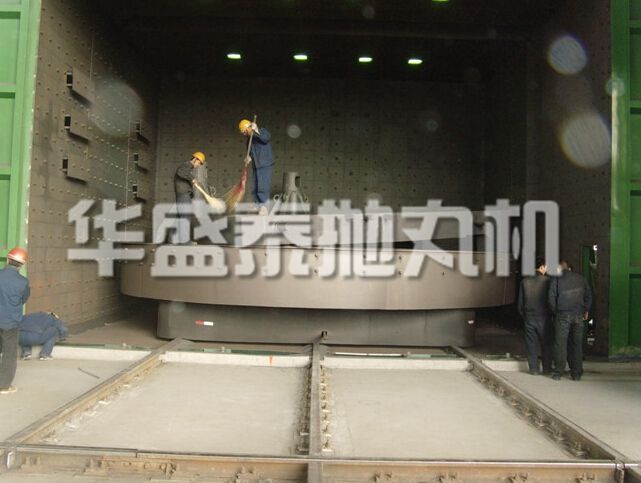 大型臺(tái)車(chē)式拋噴丸清理設(shè)備